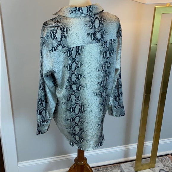 ASOS snake print button down blouse - Picture 4 of 4